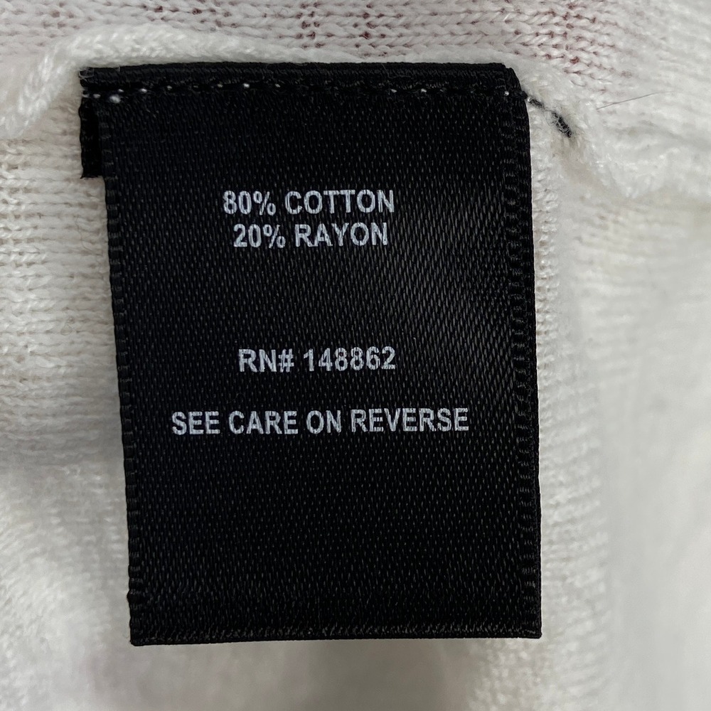 Torrid Button Front Cardigan Sweater White Red Skull Crossbones Womens Plus 4 4X - Picture 8 of 11